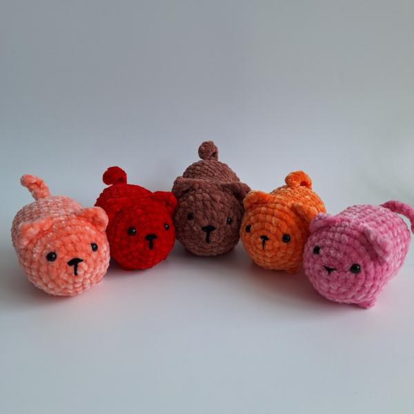 Gehaakte knuffel 'Oranje kat'