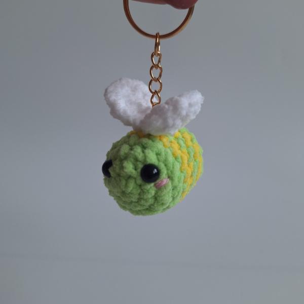 Gehaakte sleutelhanger 'Citrus bij'