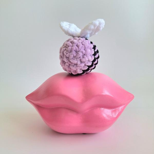 Gehaakte knuffel | Lila bij