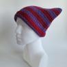 Thumbnail for Gehaakte muts | Paars en wijnrood