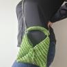 Thumbnail for Gehaakte crossbody tas | Metallic groen
