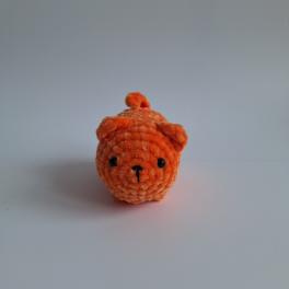 Gehaakte knuffel 'Oranje kat'