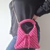 Thumbnail for Gehaakte crossbody tas | Barbie roze