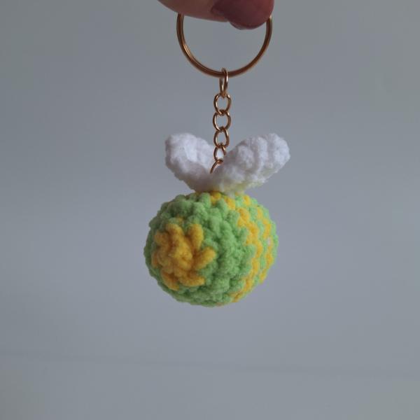 Gehaakte sleutelhanger 'Citrus bij'