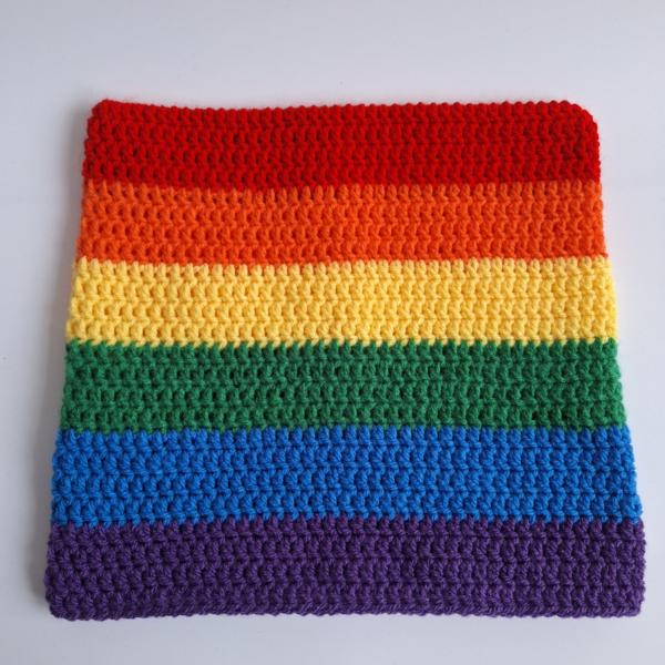 Gehaakte muts | Pride regenboog vlag