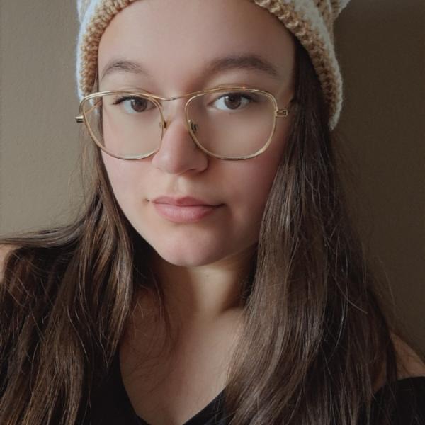 Gehaakte muts | Wit en beige