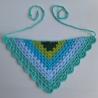 Thumbnail for Gehaakte bandana 'Mintgroen, turquoise en donkergroen'