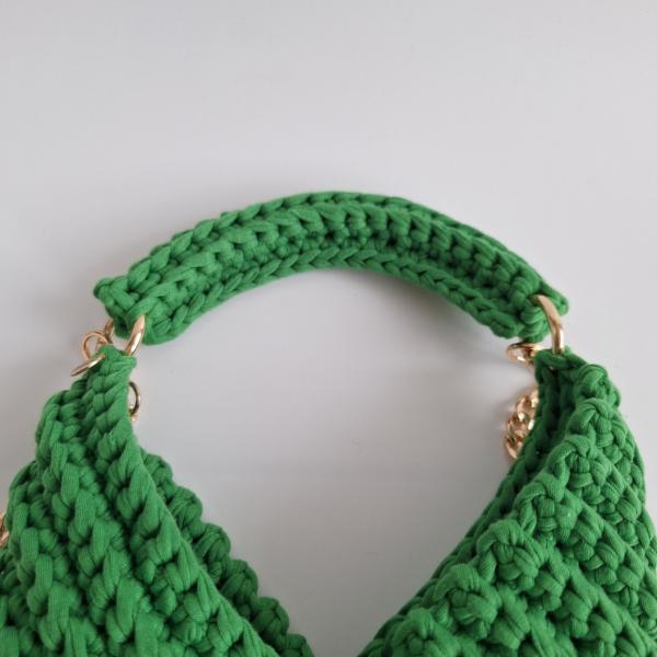 Gehaakte crossbody tas | Groen