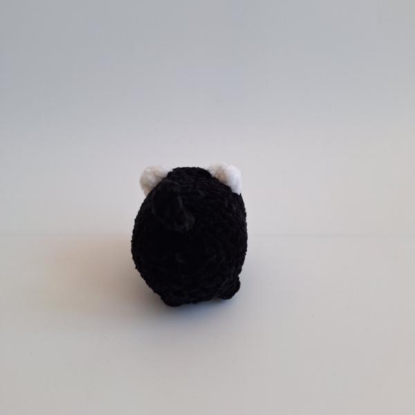 Gehaakte knuffel 'Zwarte kat'