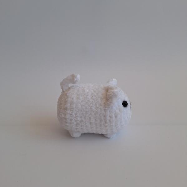 Gehaakte knuffel 'Witte kat'