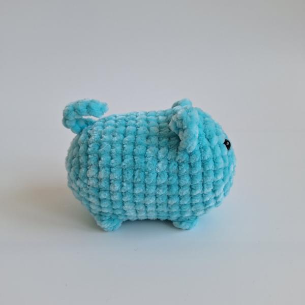 Gehaakte knuffel 'Turquoise kat'