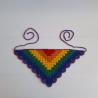 Thumbnail for Gehaakte bandana 'Pride regenboog vlag'