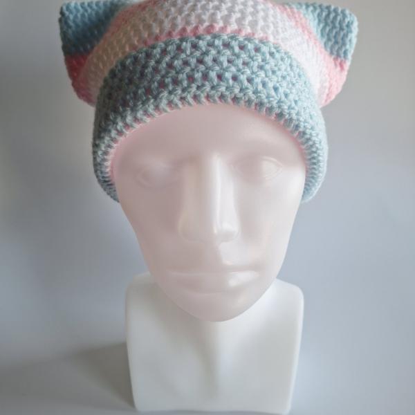 Gehaakte muts | Transgender vlag