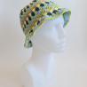 Thumbnail for Gehaakte bucket hat | Donkergroen, geel, donkerblauw, mintgroen, lichtblauw, limegroen en beige