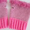 Thumbnail for Gehaakte handschoenen - gehaakte vingerloze handschoenen | Barbie girl