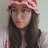 Thumbnail for Gehaakte bucket hat | Pride lesbische vlag