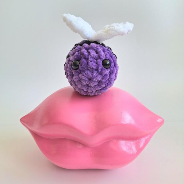 Gehaakte knuffel | Paarse bij