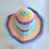 Thumbnail for Gehaakte zonnehoed | Pastel regenboog
