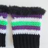Thumbnail for Gehaakte handschoenen - gehaakte vingerloze handschoenen | Beetlejuice vibes