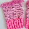 Thumbnail for Gehaakte handschoenen - gehaakte vingerloze handschoenen | Barbie girl