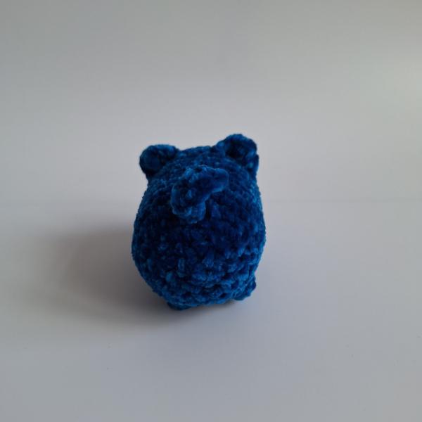 Gehaakte knuffel 'Petrol kat'