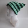 Thumbnail for Gehaakte muts | Donkergroen en lichtgroen