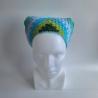 Thumbnail for Gehaakte bandana 'Mintgroen, turquoise en donkergroen'