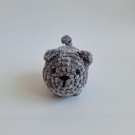 Gehaakte knuffel 'Grijze kat'