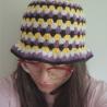 Thumbnail for Gehaakte bucket hat | Pride non-binary vlag