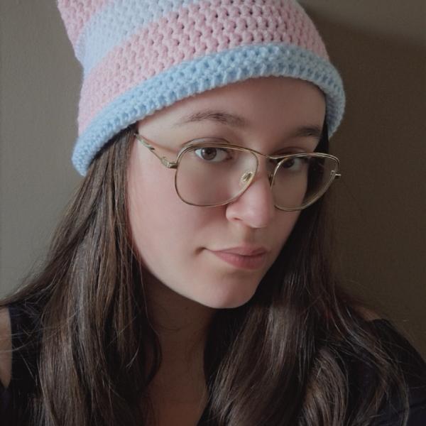 Gehaakte muts | Transgender vlag