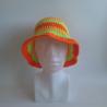 Thumbnail for Gehaakte bucket hat 'Groen, oranje en geel'