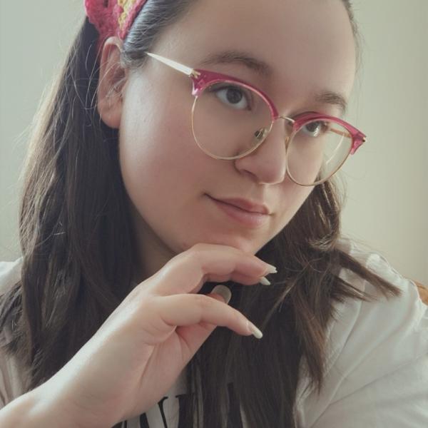 Gehaakte bandana | Turquoise, petrol, lichtbruin, geel en knalroze