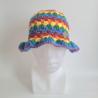 Thumbnail for Gehaakte bucket hat | Pride regenboog vlag