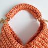 Thumbnail for Gehaakte crossbody tas | Glitter oranje