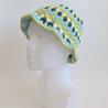 Thumbnail for Gehaakte bucket hat | Donkergroen, geel, donkerblauw, mintgroen, lichtblauw, limegroen en beige