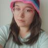 Thumbnail for Gehaakte bucket hat | Donkerblauw, turquoise, roze en rood