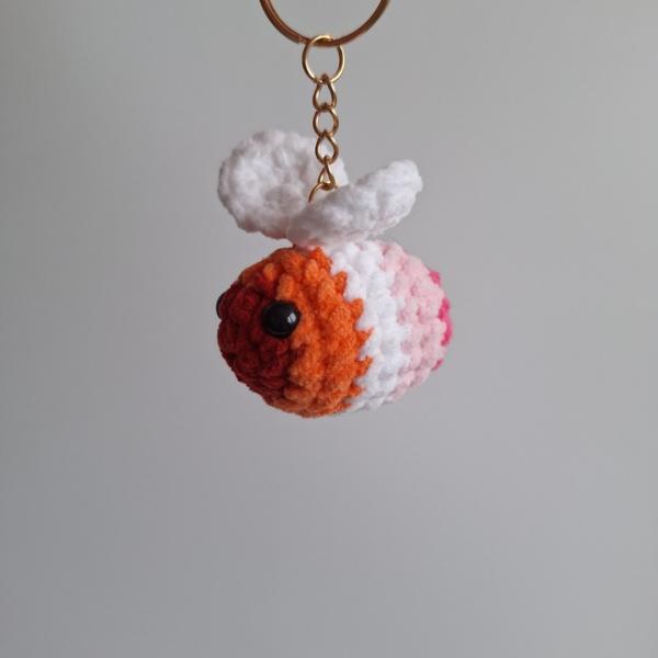 Gehaakte sleutelhanger 'Lesbische bij'