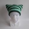 Thumbnail for Gehaakte muts | Donkergroen en lichtgroen