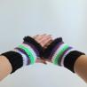Thumbnail for Gehaakte handschoenen - gehaakte vingerloze handschoenen | Beetlejuice vibes