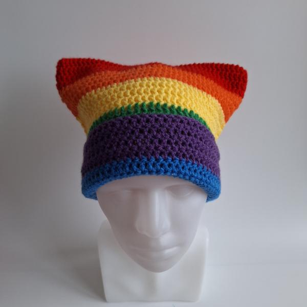 Gehaakte muts | Pride regenboog vlag