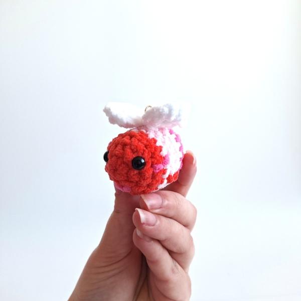 Gehaakte sleutelhanger | Valentijns bij