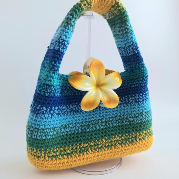 Gehaakte tas tropical | Lagoon