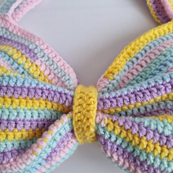 Gehaakte strik tas | Pastel