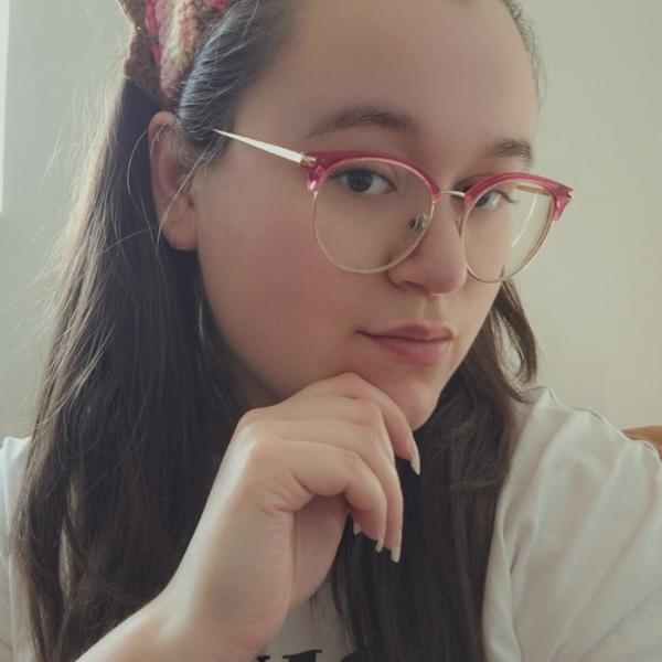 Gehaakte bandana | Perzikoranje, pastel geel, lichtroze, knalroze en lichtbruin