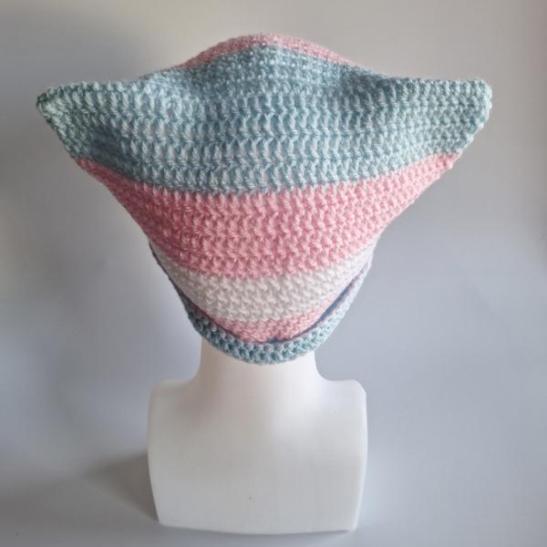 Gehaakte muts | Transgender vlag