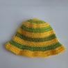 Thumbnail for Gehaakt baby zonnehoedje | Groen en geel