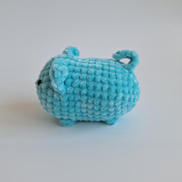 Gehaakte knuffel 'Turquoise kat'