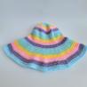 Thumbnail for Gehaakte zonnehoed | Pastel regenboog