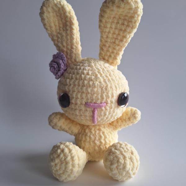 Gehaakte knuffel | Geel konijntje