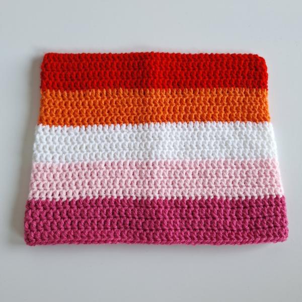 Gehaakte muts | Lesbische vlag